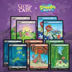 🌟Foil🌟 Lands Under the Sea Rainbow Secret Lair MTG x SpongeBob SquarePants - Image 2