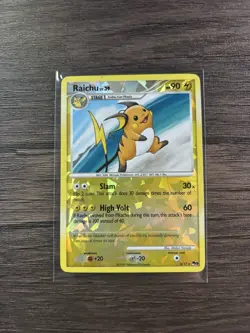 Raichu Lv. 39 3/17 REVERSE HOLO - POP Series 9 Pokemon Card - Image 1