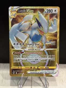 Pokemon TCG: SWSH12 Silver Tempest - Lugia VSTAR SR 211/195 - NM+ - Image 1