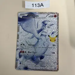 2021 Pokemon SWSH Celebrations Reshiram Classic Collection #113/114 113A - Image 1