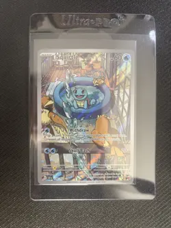 Pokemon Squirtle TCG 148/142 Stellar Crown Illustration Rare - Image 3