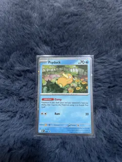 Pokemon TCG Psyduck 007 Black Star Promo Mega Evolution NM - Image 1