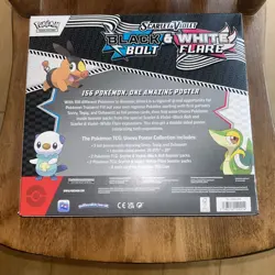Pokemon TCG: Black Bolt & White Flare Unova Poster Collection - Factory Sealed - Image 2