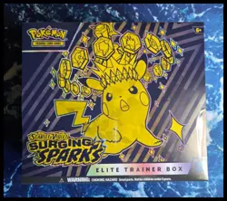 Pokemon TCG Surging Sparks Elite Trainer Box (ETB) Sealed US Fast Shipping - Image 1