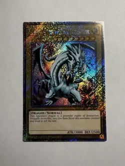 Blue-Eyes White Dragon (Platinum Secret Rare) RA03-EN079 Yu-Gi-Oh! TCG - Image 1