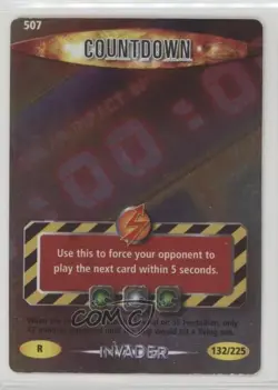 2006 Doctor Who: Battles in Time - Trading Card Game Invader Expansion Countdown - Image 1