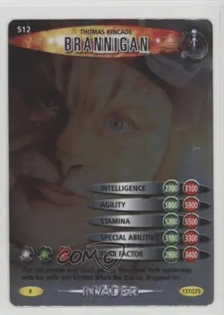 2006 Doctor Who: Battles in Time - Trading Card Game Invader Expansion Brannigan - Image 1