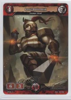 2017 Dragonborne - Rise to Supremacy Trading Card Game Runic Battlesmith - Image 1