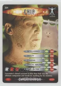 2006 Doctor Who: Battles in Time - Trading Card Game Exterminator Expansion Chip - Image 1
