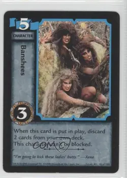 1998 Xena Warrior Princess Collectible Card Game 1st Edition Banshees #35 - Image 1