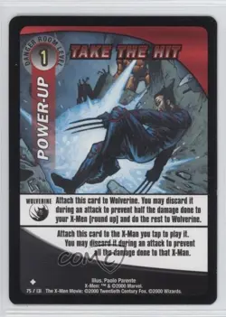 2000 The X-Men Movie Trading Card Game Take the Hit #75 - Image 1