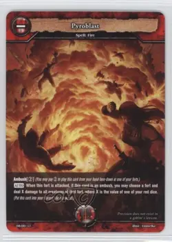 2017 Dragonborne - Rise to Supremacy Trading Card Game Pyroblast #DB-DD/17 - Image 1