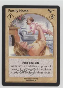 1995 Shadowfist Collectible Card Game Limited Family Home - Image 1