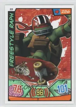 2014 Teenage Mutant Ninja Turtles - Mayhem Trading Card Game Freestyle Raph #33 - Image 1