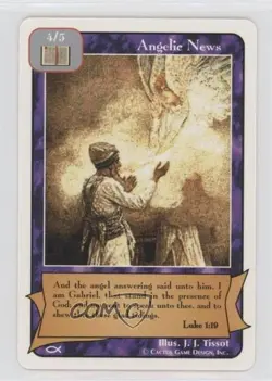 2001 Redemption - Collectible Card Game: Apostles Expansion Set Angelic News - Image 1
