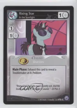 2013 My Little Pony Collectible Card Game - Premiere Rising Star #75 - Image 1