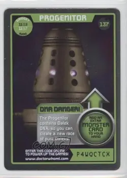 2010 Doctor Who - Monster Invasion Trading Card Game Progenitor #137 - Image 1