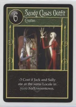 2005 The Nightmare Before Christmas Trading Card Game Sandy Claws Outfit - Image 1