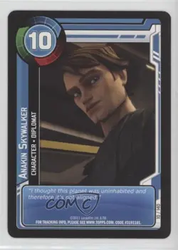 2011 Star Wars: Clone Wars Adventures Trading Card Game Anakin Skywalker #10 - Image 1
