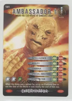 2006 Doctor Who: Battles in Time - Trading Card Game Exterminator Expansion #141 - Image 1