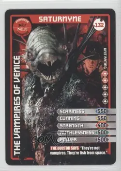 2010 Doctor Who - Monster Invasion Trading Card Game Saturnyne #132 - Image 1
