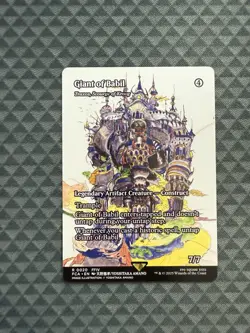MTG Giant of Basbil #0020 Showcase Rare FINAL FANTASY: Through the Ages (FCA) - Image 1