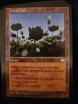 Lotus Vale Weatherlight MTG Magic the Gathering - Image 1