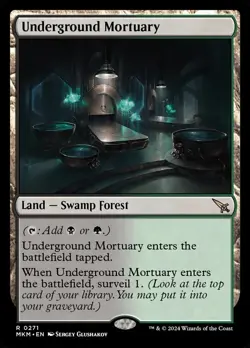 MTG Underground Mortuary Near Mint MKM Rare #271 - Image 1