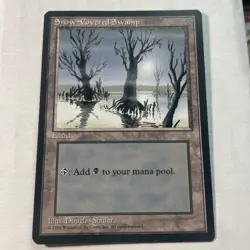 Ice Age Snow-Covered Swamp MTG Magic Gathering - Image 1