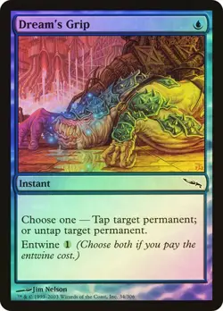 Mirrodin MTG FOIL Dream's Grip Magic - Image 1