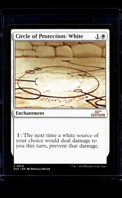 MTG Magic The Gathering 30th Anniversary Edition #14 Circle of Protection White - Image 1