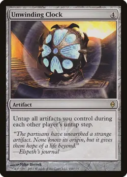 Unwinding Clock ~ New Phyrexia [Near Mint][Magic MTG] - Image 1
