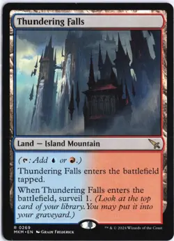 MTG Thundering Falls Near Mint MKM Rare #269 - Image 1