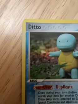 Pokemon Ditto Squirtle 40/113 Delta Species Reverse Holo Stamped LP+ - Image 2