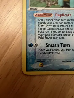 Pokemon Ditto Squirtle 40/113 Delta Species Reverse Holo Stamped LP+ - Image 4