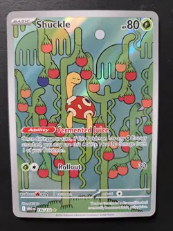 Shuckle 136/132 Mega Evolutions Illustration Rare Holo Pokemon Card NM - Image 1
