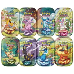 Pokemon TCG Prismatic Evolutions Costco 8 Mini-Tin Bundle & Promo Cards (Sealed) - Image 4