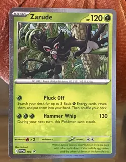 Zarude Comos Holo Promo 199 Sv: Scarlet & Violet Destined Rivals Pokemon Card - Image 1