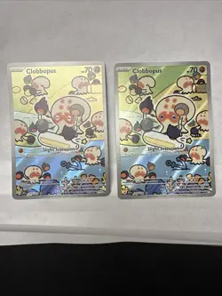 (2) Clobbopus 207/191 [Surging Sparks] Pokemon TCG - Illustration Rare - Both NM - Image 1