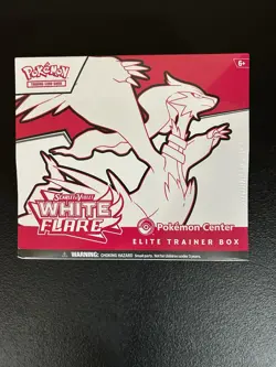 Pokemon Center White Flare Elite Trainer Box ETB with Tear *FACTORY SEALED* - Image 1
