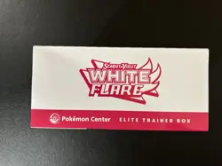 Pokemon Center White Flare Elite Trainer Box ETB with Tear *FACTORY SEALED* - Image 5