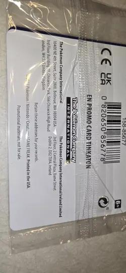 MISPRINT Pokemon Tinkaton 105/193 GameStop Exclusive Promo SEALED ERROR - Image 3