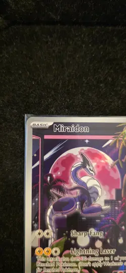 Pokemon TCG Scarlet & Violet Promo Miraidon Pokemon Center Exclusive 013 - Image 2