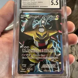 2013 Pokemon Black and White Giratina Promo Full Art BW74 Holo Team Plasma - Image 2