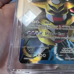2013 Pokemon Black and White Giratina Promo Full Art BW74 Holo Team Plasma - Image 4