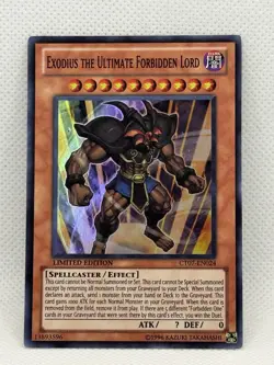 Yugioh! Exodius the Ultimate Forbidden Lord - CT07-EN024 - NM - Image 1