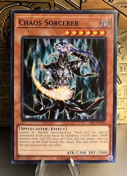 Chaos Sorcerer IOC-EN023 Invasion of Chaos 25th Anniversary Ed. Yugioh! NM - Image 1