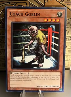 Coach Goblin IOC-EN015 Invasion of Chaos 25th Anniversary Ed. Yugioh! NM - Image 1