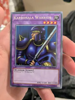 YuGiOh Karbonala Warrior LOB-EN067 Rare - Image 1