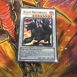 BLACK BRUTDRAGO SOVR EN043 SUPER RARE YUGIOH TCG LP - Image 1